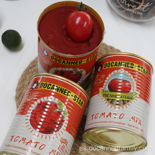 mezcla de tomate en lata 70g 210g 400g 2200g